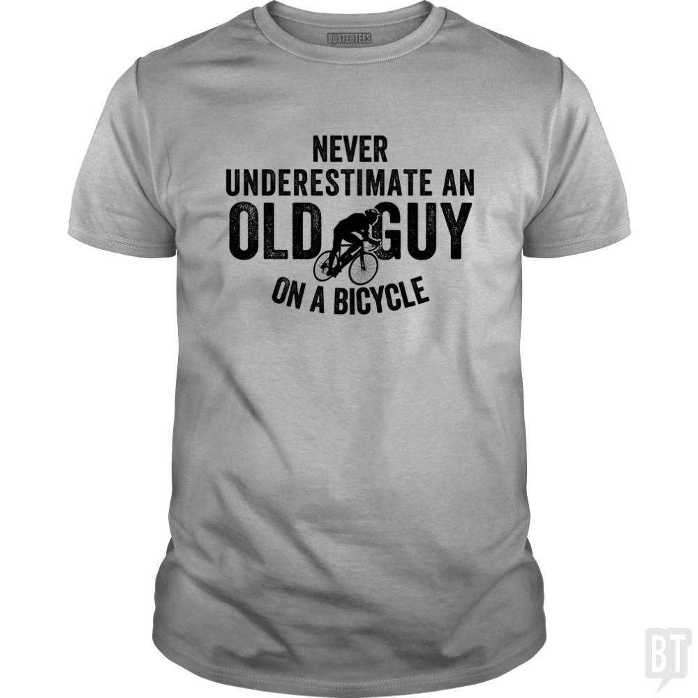 Never Underestimate An old Guy On A Bicycle