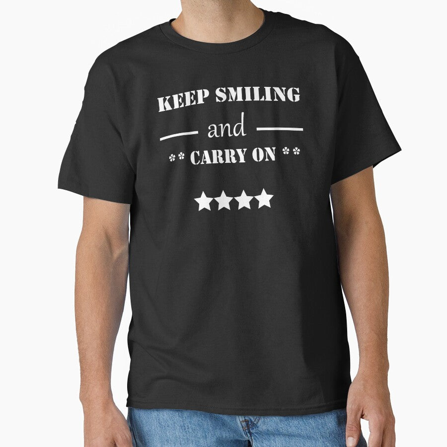 Keep smiling and carry on motivation by Desibeau