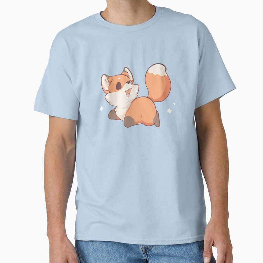Cute kawaii Fox running and smiling by IKKawaii