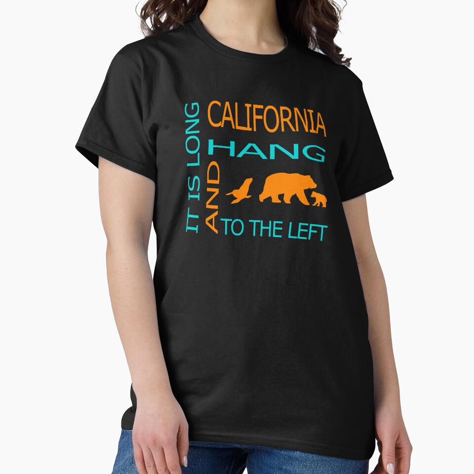 California it is long and hang to the left by Gliddertee