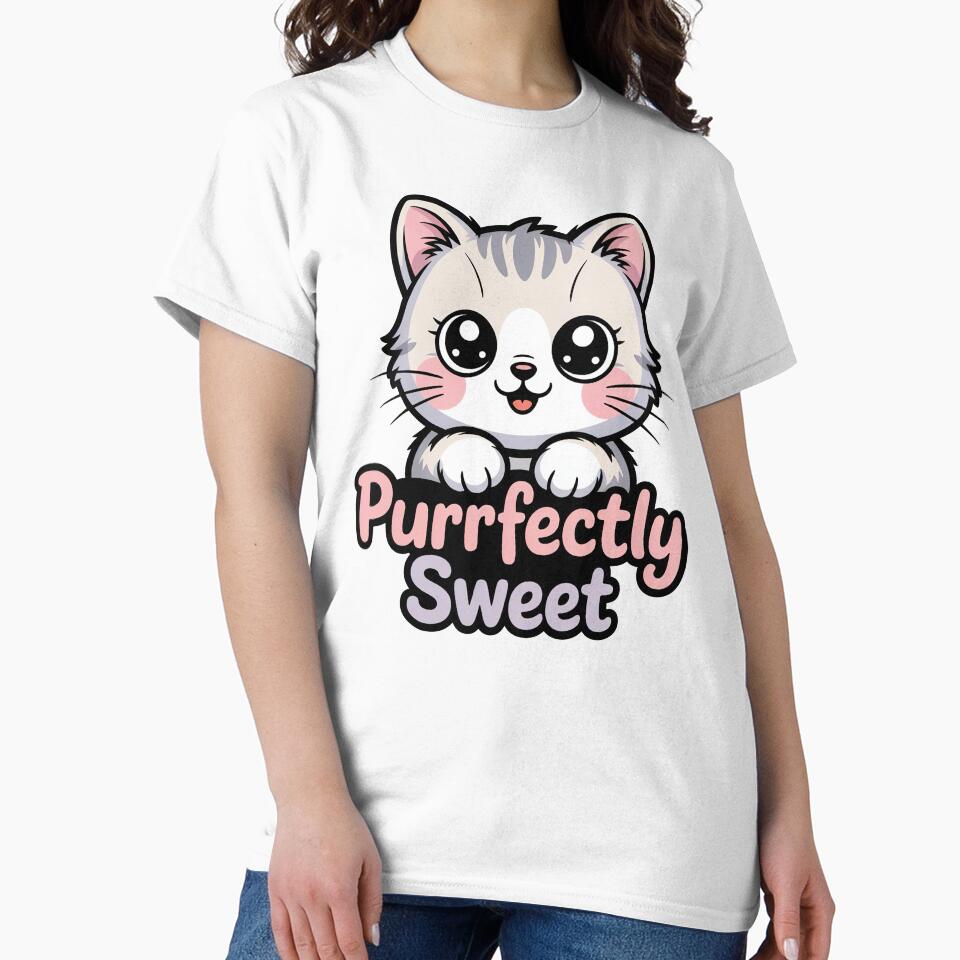 Cute Kawaii Cat, Adorable Kawaii Cat by graphic-genie