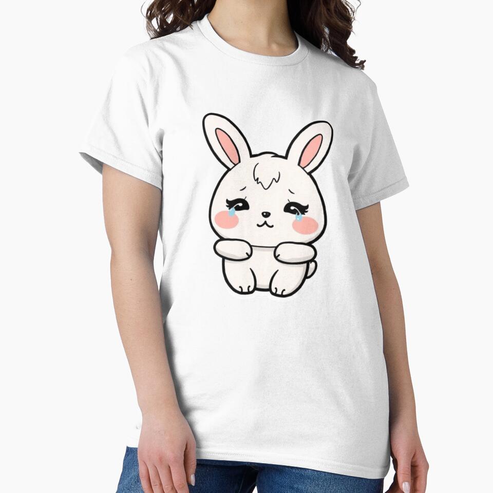 Crying Bunny Kawaii Pastel by PastelPaws Atelier