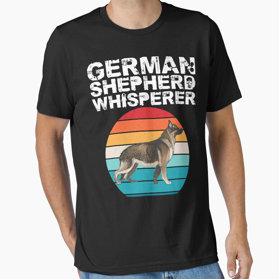 German Shepherd Whisperer Funny Dog Lover by GordonDrummond