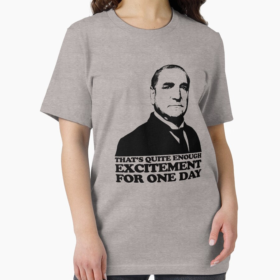 Downton Abbey Carson Excitement Tshirt by theshirtnerd