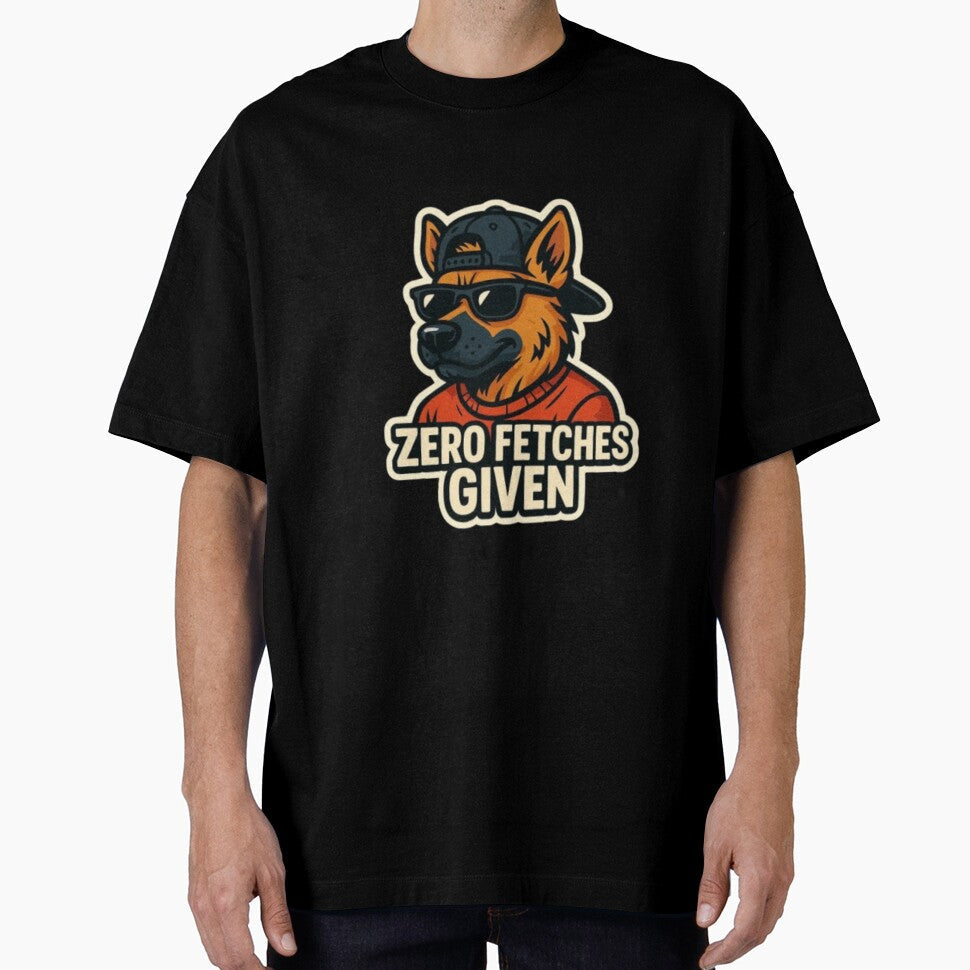 Zero Fetches Given – Funny German Shepherd Dog Lover, Sassy GSD Humor & Loyal Canine Breed Design by Typologystudios