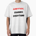 Inspirational Saying | Gratitude Changes Everything Quote About Life by Salman Hino