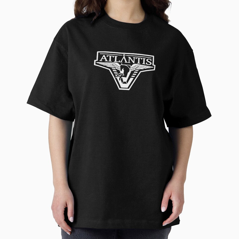 Stargate Atlantis White Logo by california-112