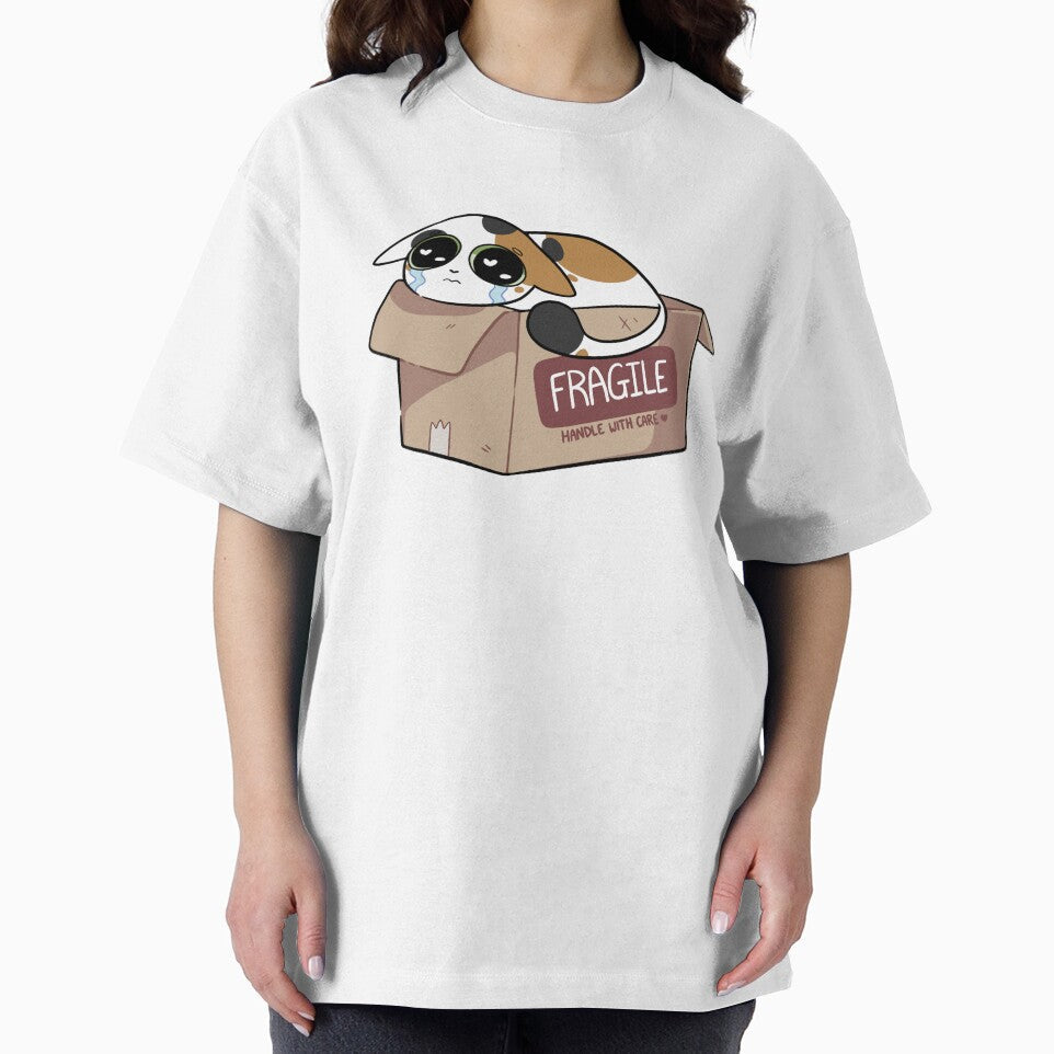 Fragile Handle with Care! (calico cat) by sarakayy
