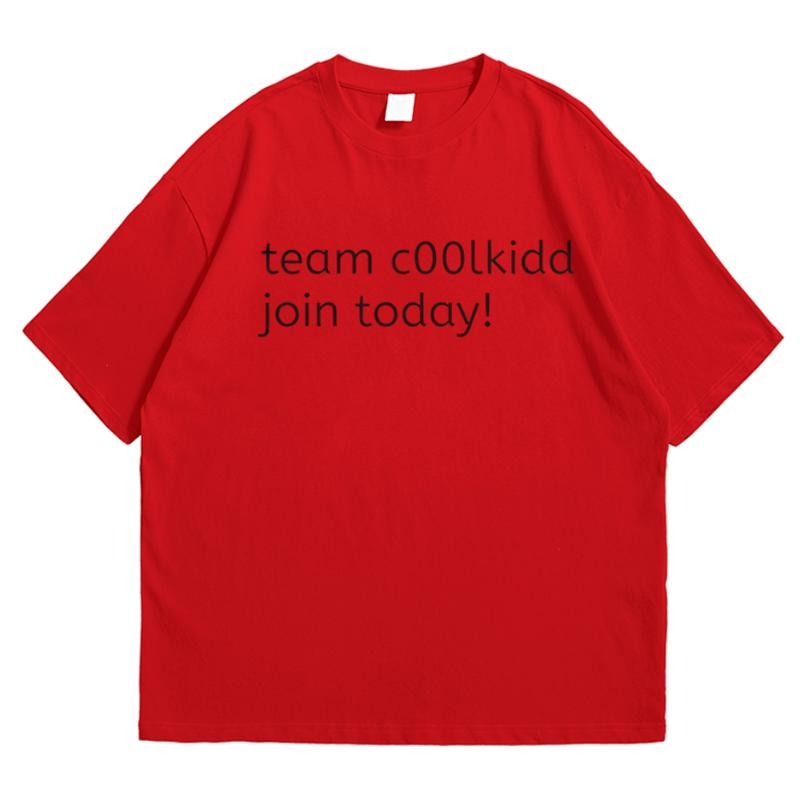 Team Coolkid Red Perfect Everyday Viral Point T-Shirts