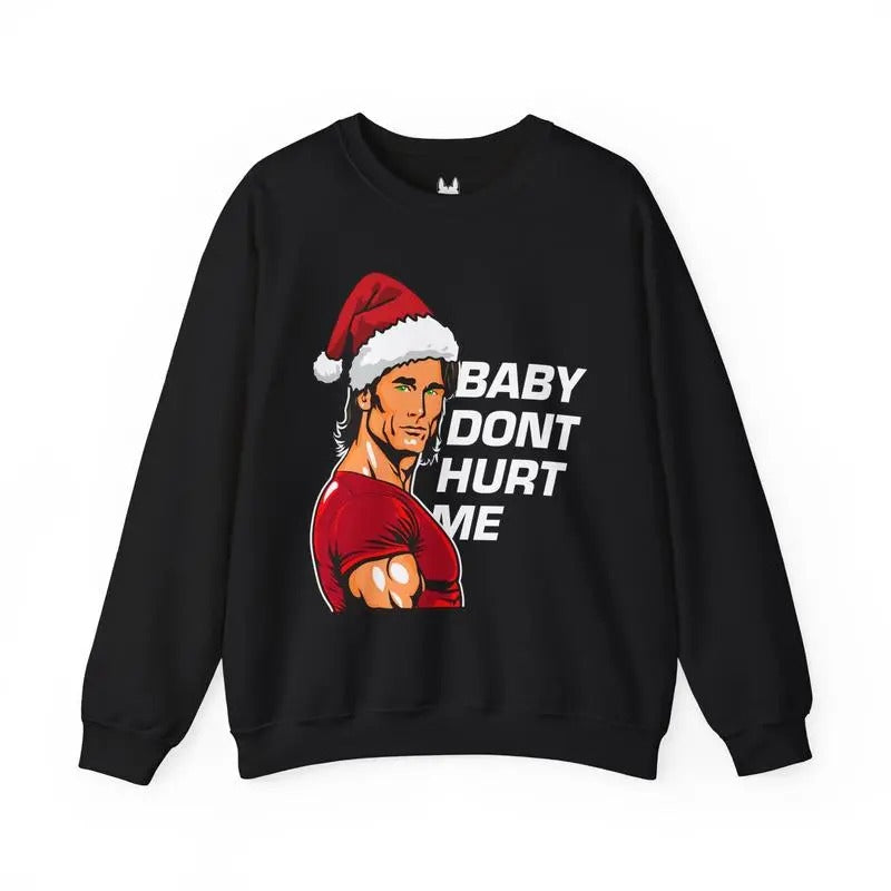 Santa Dont Hurt Me 100% Cotton Fabric Casual T-Shirts