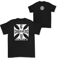 West Coast Choppers Iron Cross Long Beach Trending 2024 Double Side Shirt Cotton Short Sleeeve T-Shirts