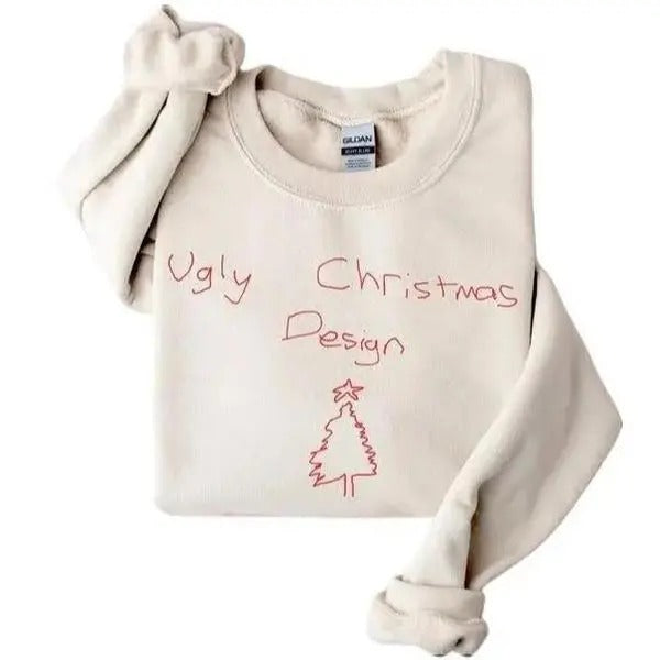 Ugly Funny Shirt Hand Drawn Shirt Ugly Shirt Tree Shirt Non Shirt Hot Trend T-Shirts