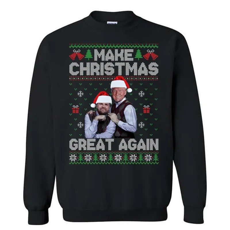 Trump Vance Step Brothers Ugly Make Great Again Shirt Xmas T-Shirts