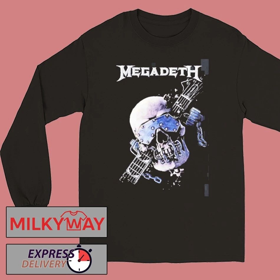 Megadeth This Was Our Life 2026 Latin America Tour Merch Vic Let There Be Shred With Dates Back T-Shirt