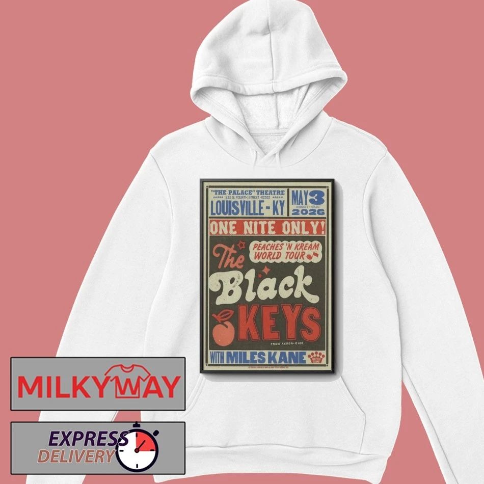 May 3 2026 The Black Keys & Miles Kane Poster Louisville, KY shirt