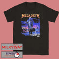 Megadeth This Was Our Life 2026 Latin America Tour Merch Gangster Vic Two Sided T-Shirt