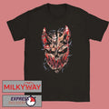 Blood4Blood Event Merch In Daytona Beach Florida On May 6 2026 Shattered Logo And Mask T-Shirt
