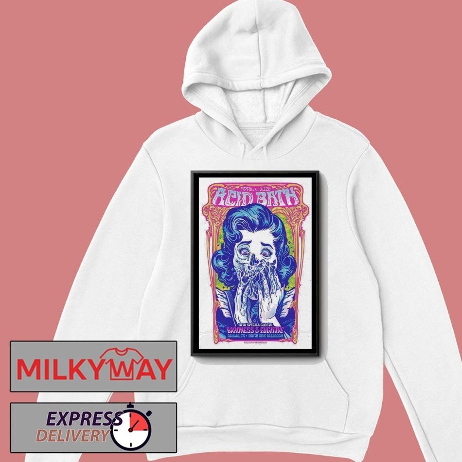 LIMITED Apr 4, 2026 Poster Acid Bath Dallas, TX Tour shirt
