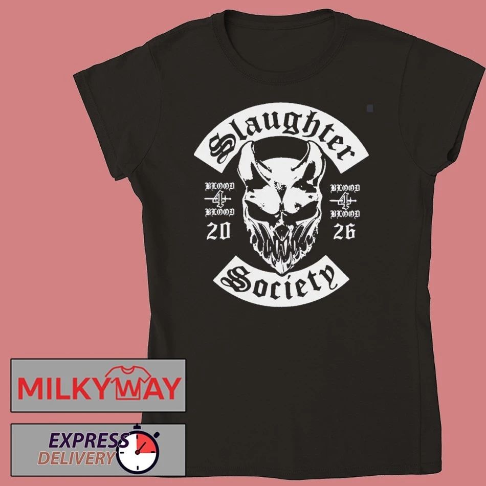 Blood4Blood Event Merch In Daytona Beach Florida On May 6 2026 Slaughter Society T-Shirt