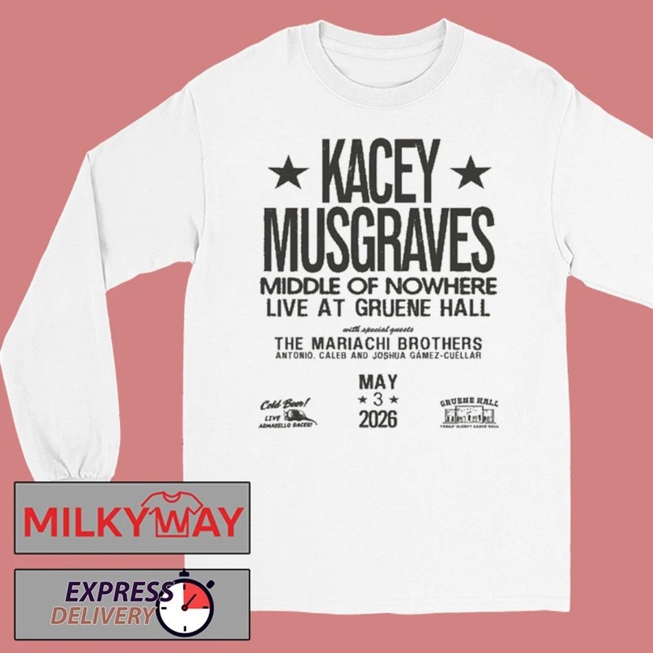 Kacey Musgraves New Braunfels Tour May 3 2026 Limited shirt