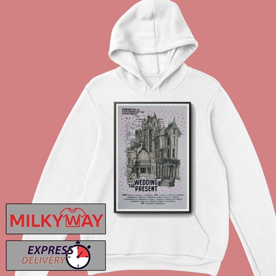 May 2 2026 The Wedding Present Los Angeles Poster TOUR shirt