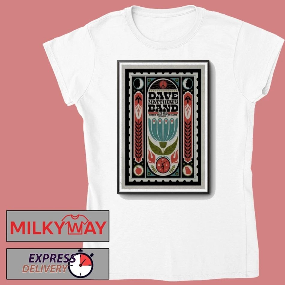 LIMITED Dave Matthews Band May 15 2026 POSTER Tom Lee Park shirt