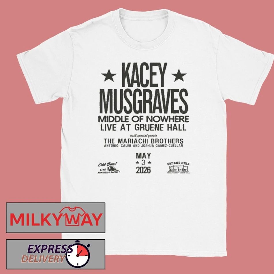 Kacey Musgraves New Braunfels Tour May 3 2026 Limited shirt