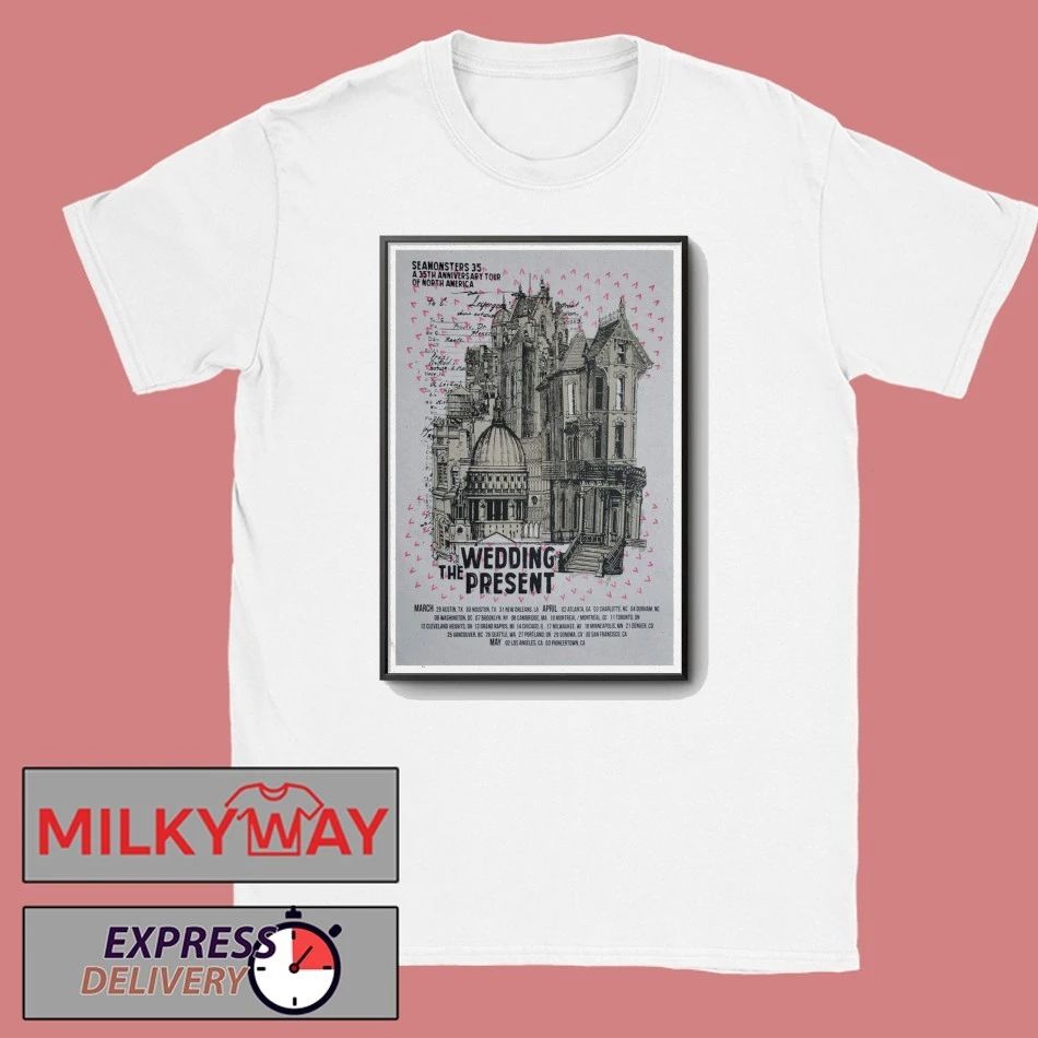 May 2 2026 The Wedding Present Los Angeles Poster TOUR shirt