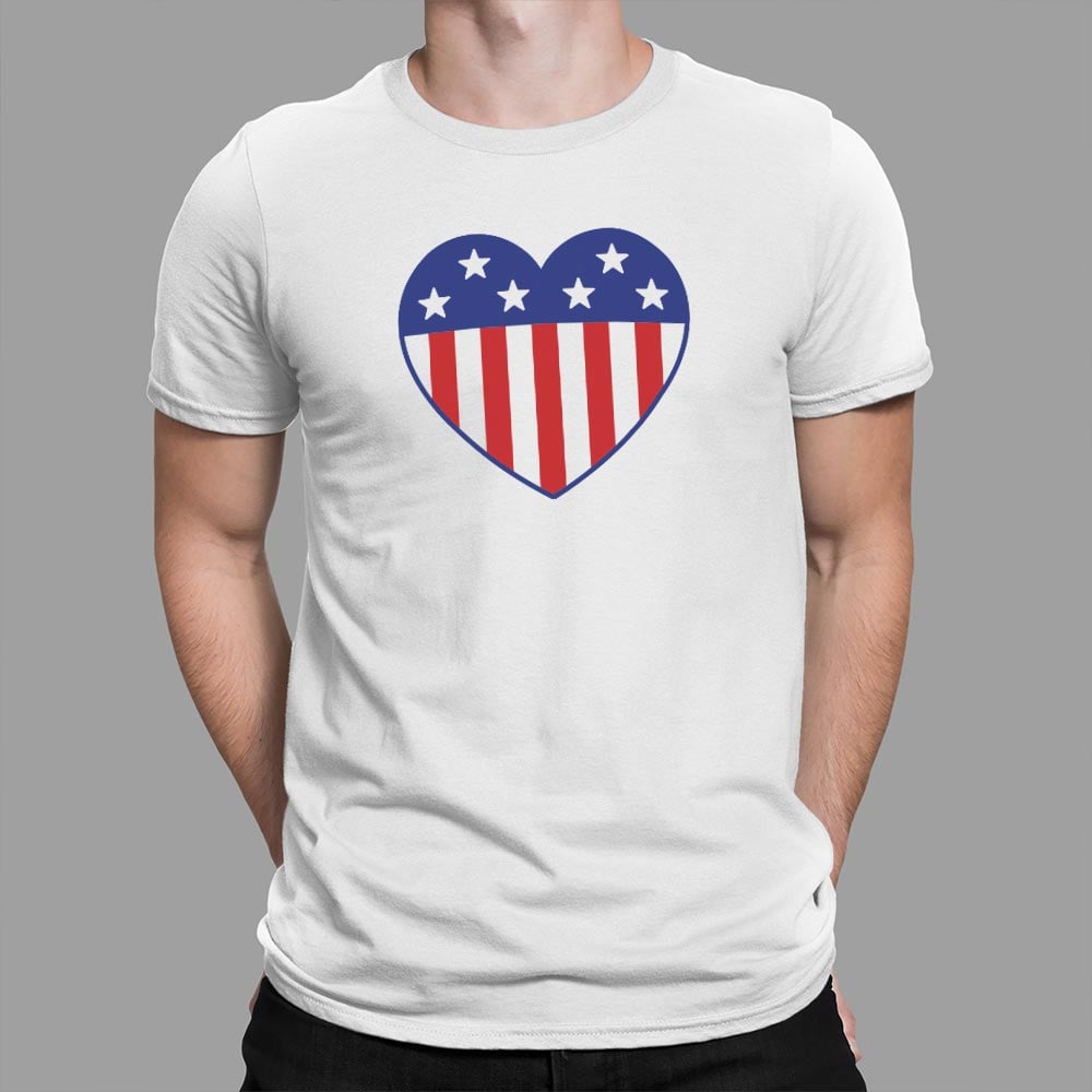 US Flag Heart