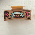 ZzMustard Aztec Tooled Claw Clip T-Shirts